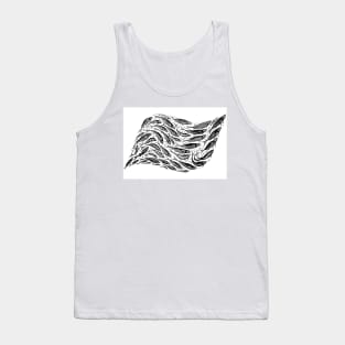 Shoal -black and white Tank Top